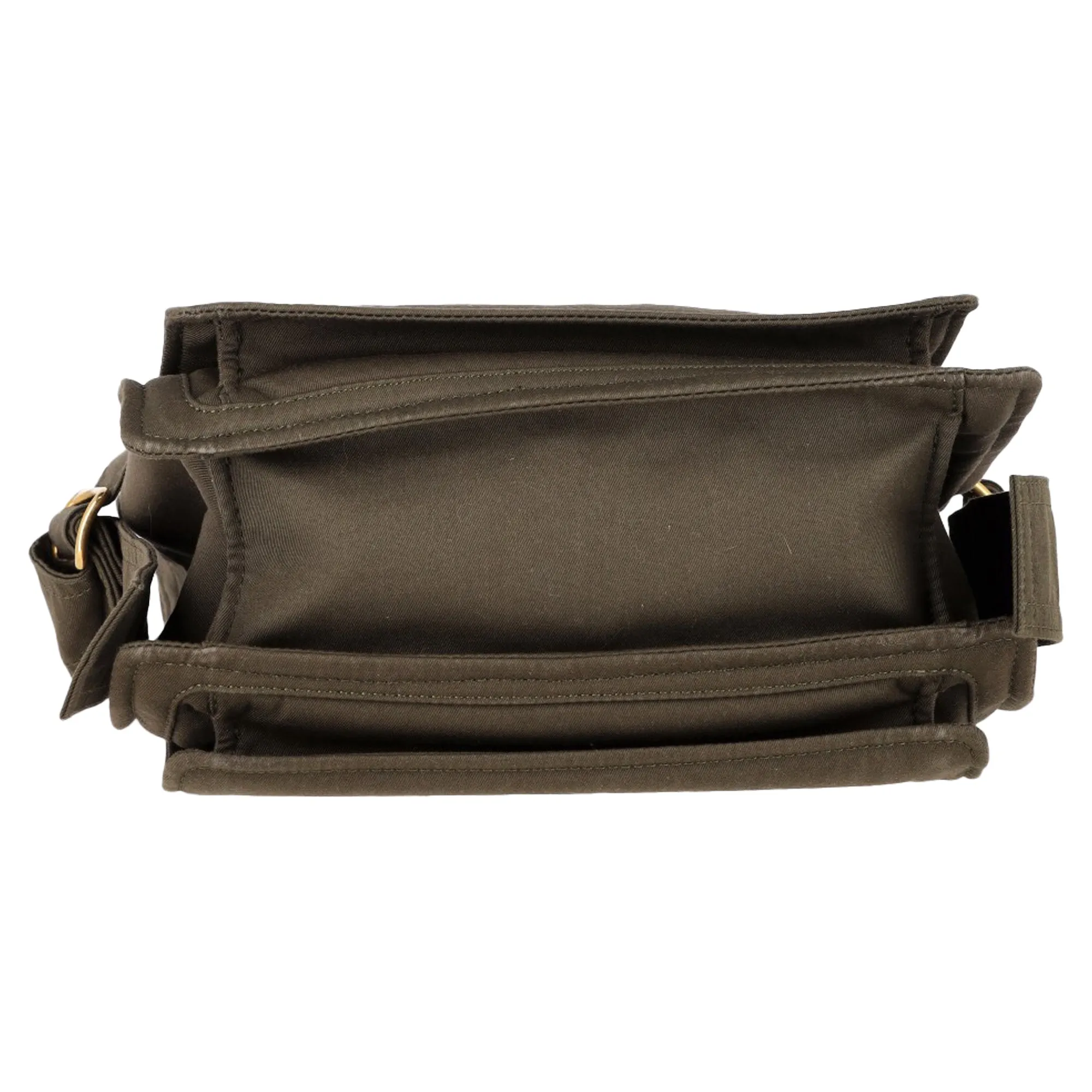 Burberry Small Trench Tote Bag in Olive Polyester