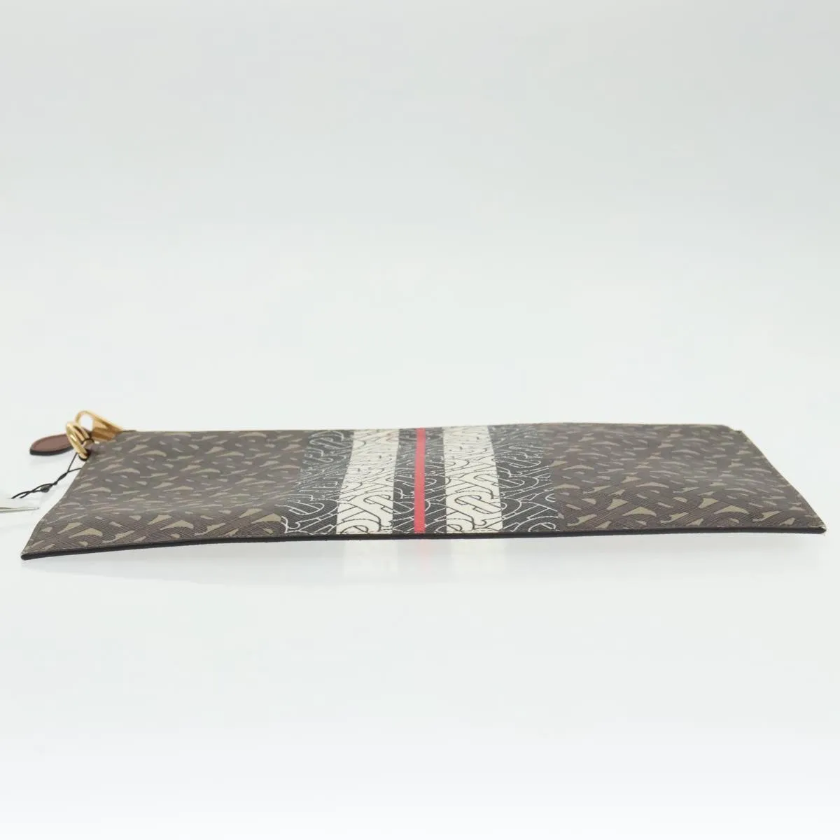 Burberry Tb  Leather Clutch Bag (Pre-Owned)