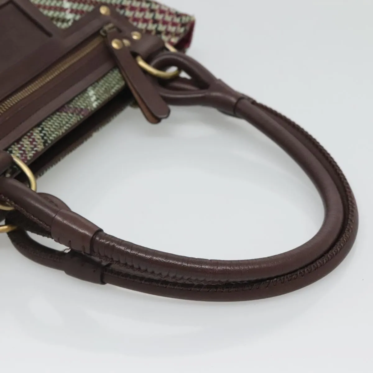 Burberry Wool Tote Bag (Pre-Owned)