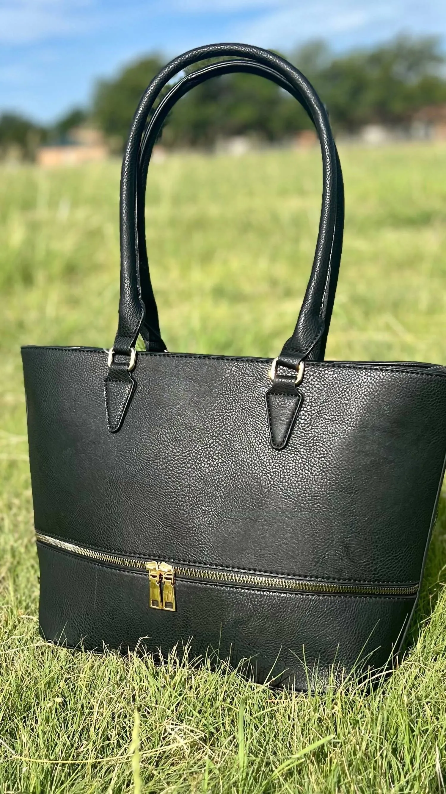 Business Class 3 Piece Bag Set In Black