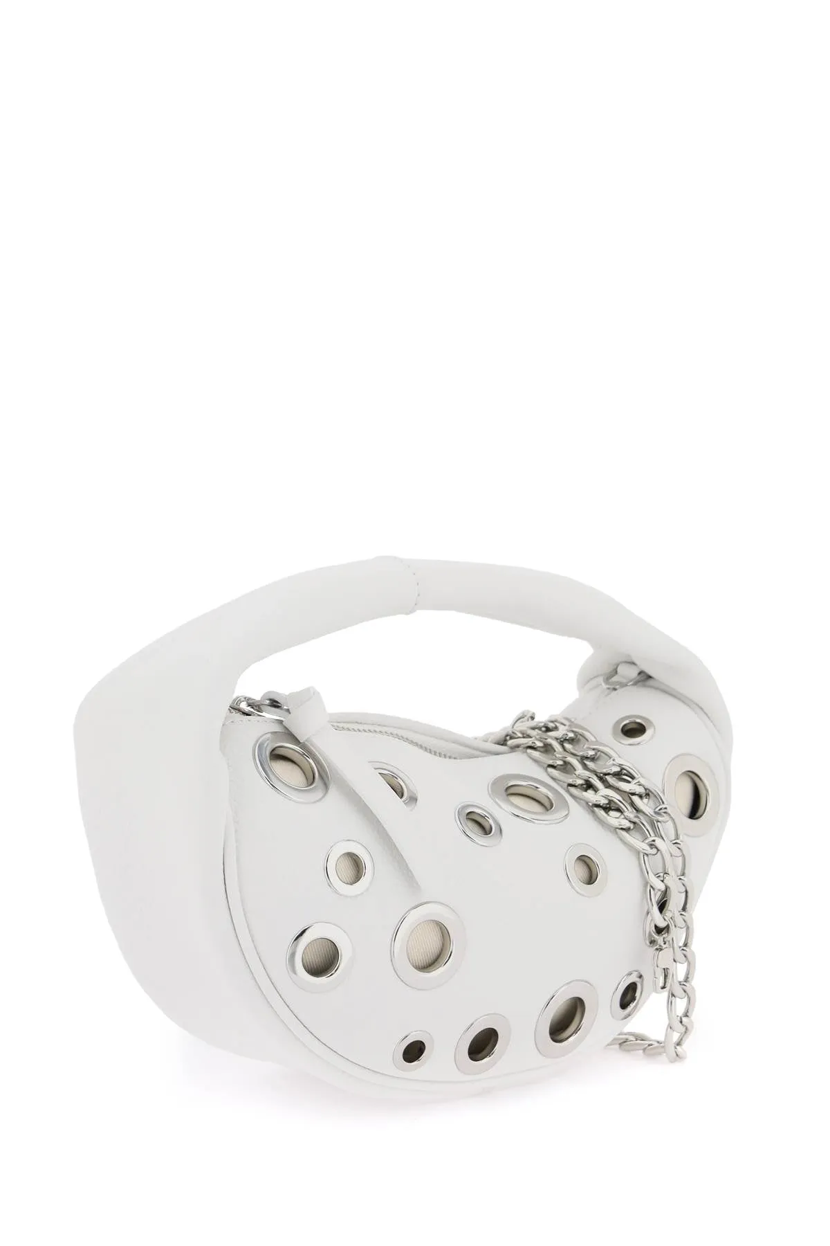 By far leather baby cush bag with eyelets