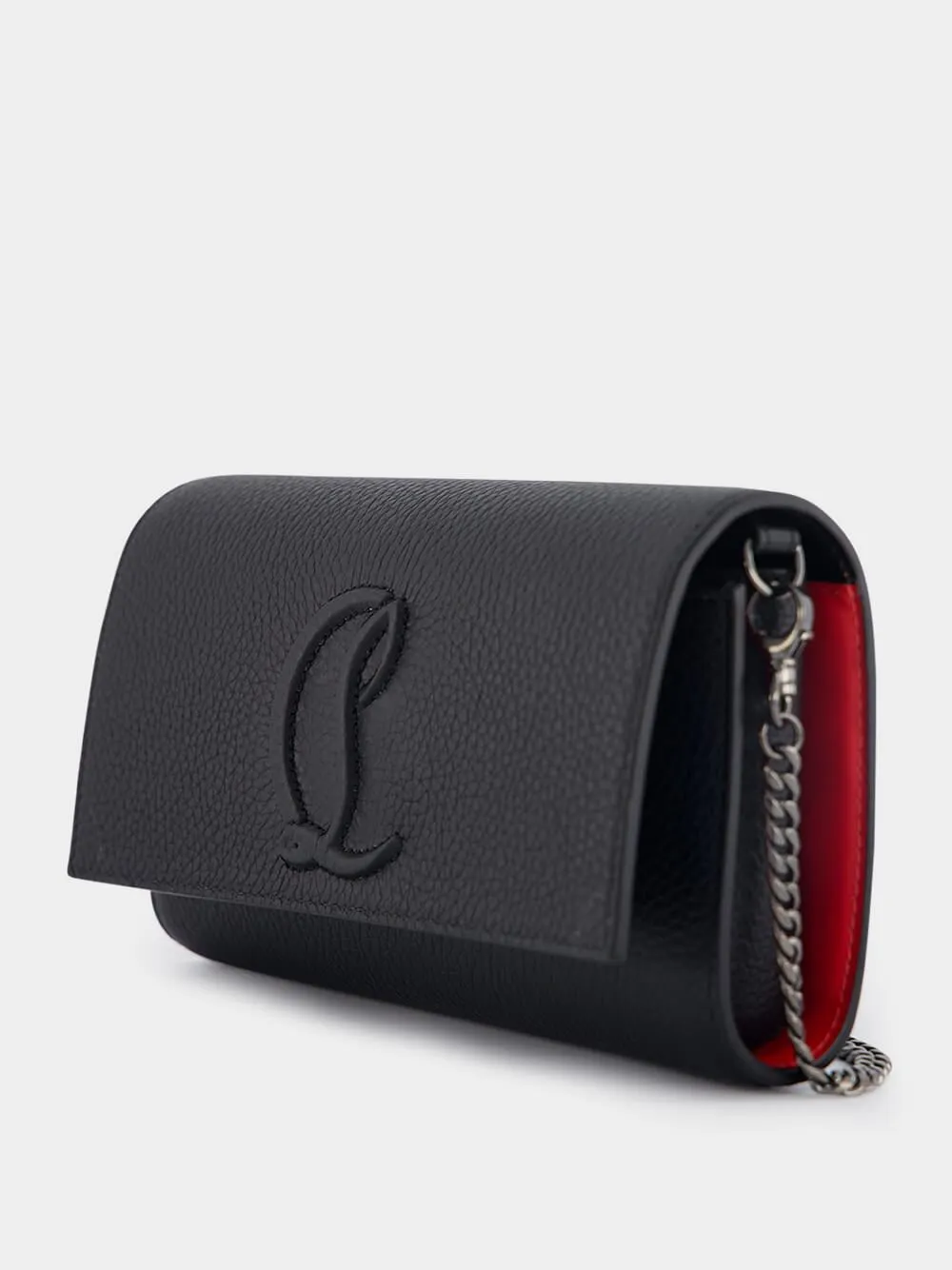 By My Side Black Clutch