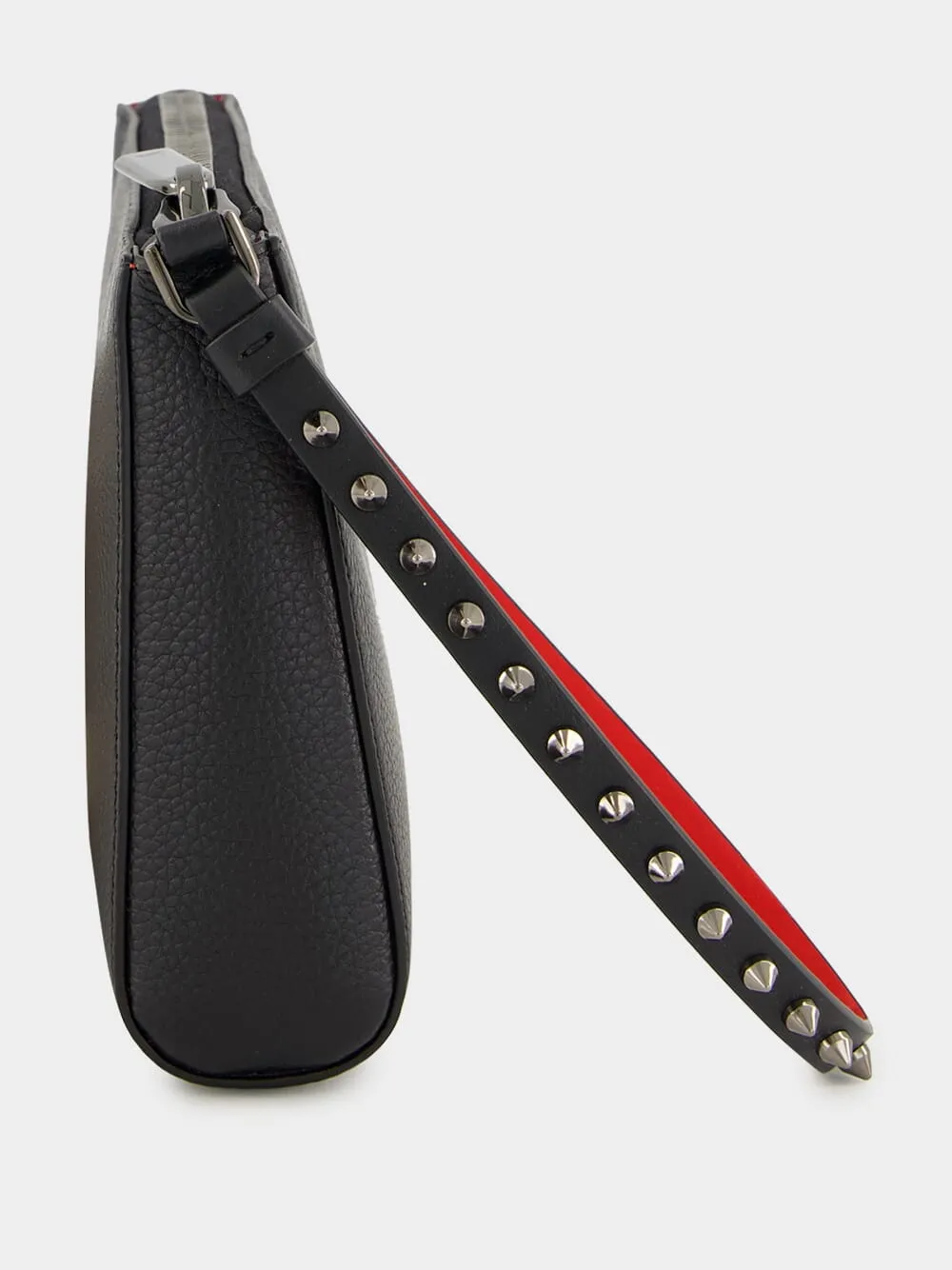 Cabata Soft Empire Mini Pouch in Black Calf Leather