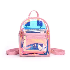 Candy Holographic Pink Mini Backpack