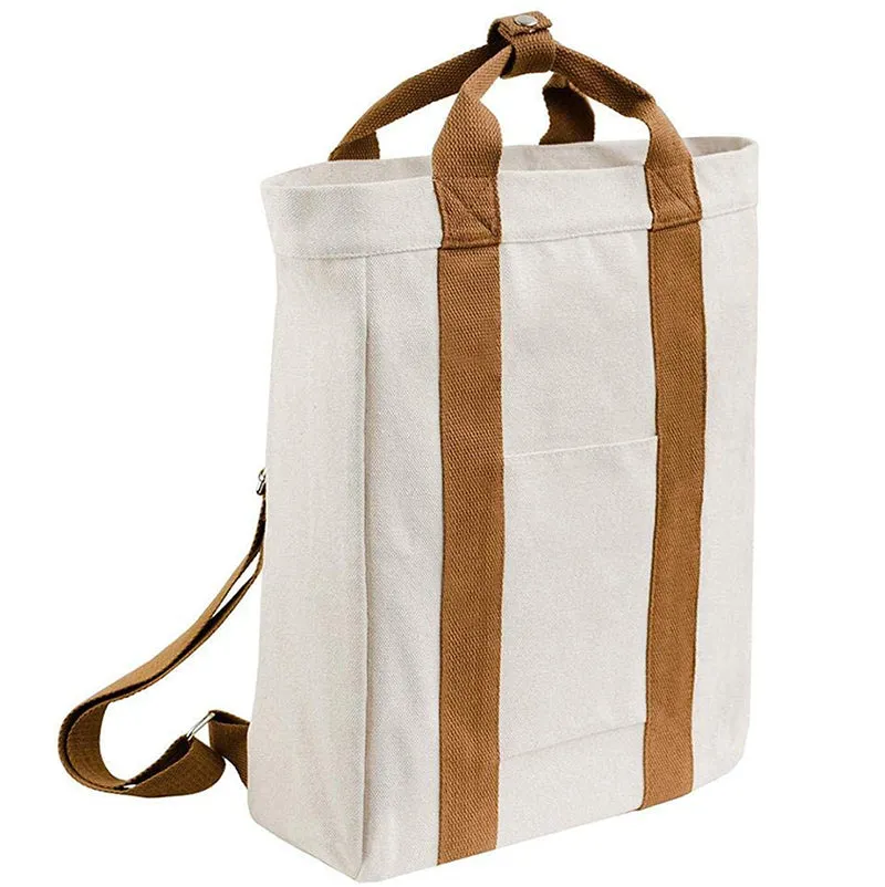 Canvas Laptop Leisure Travel Rucksack Backpack