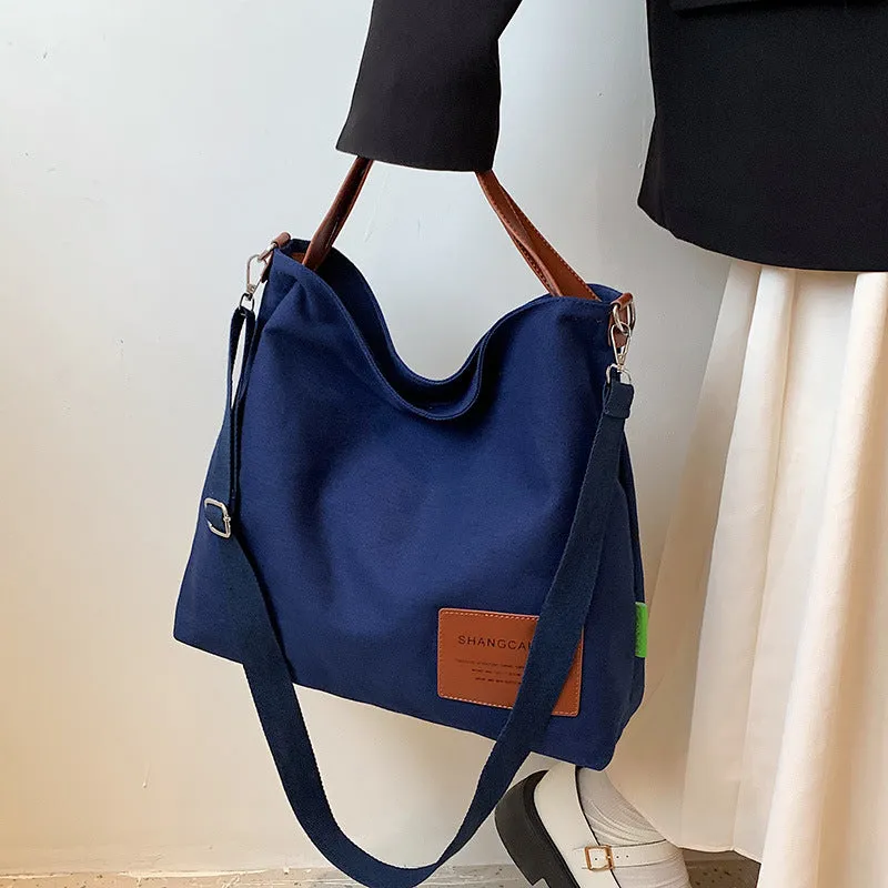 Canvas Large Capacity Shopping Tote Bag