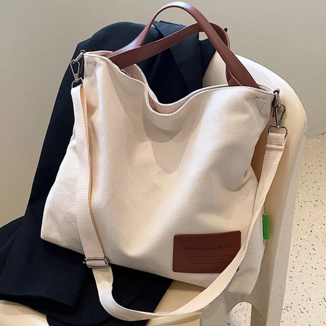 Canvas Large Capacity Shopping Tote Bag
