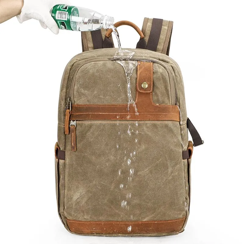 Canvas Waterproof Mens Large Nikon Camera Backpack Canon Camera Bag Dslr Camera Bag for Men