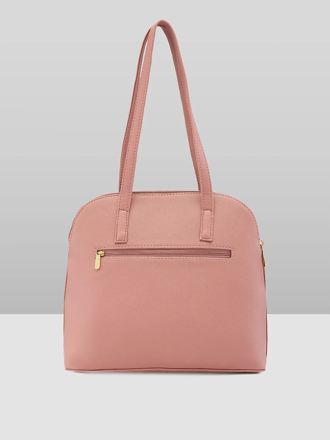 Caprese Afra Small Blush Satchel Bag