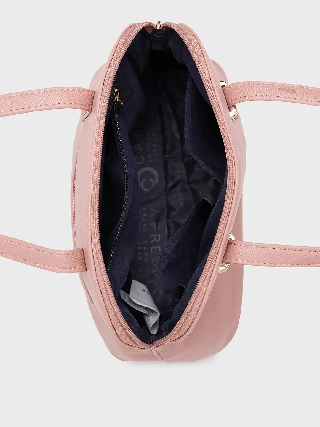 Caprese Afra Small Blush Satchel Bag