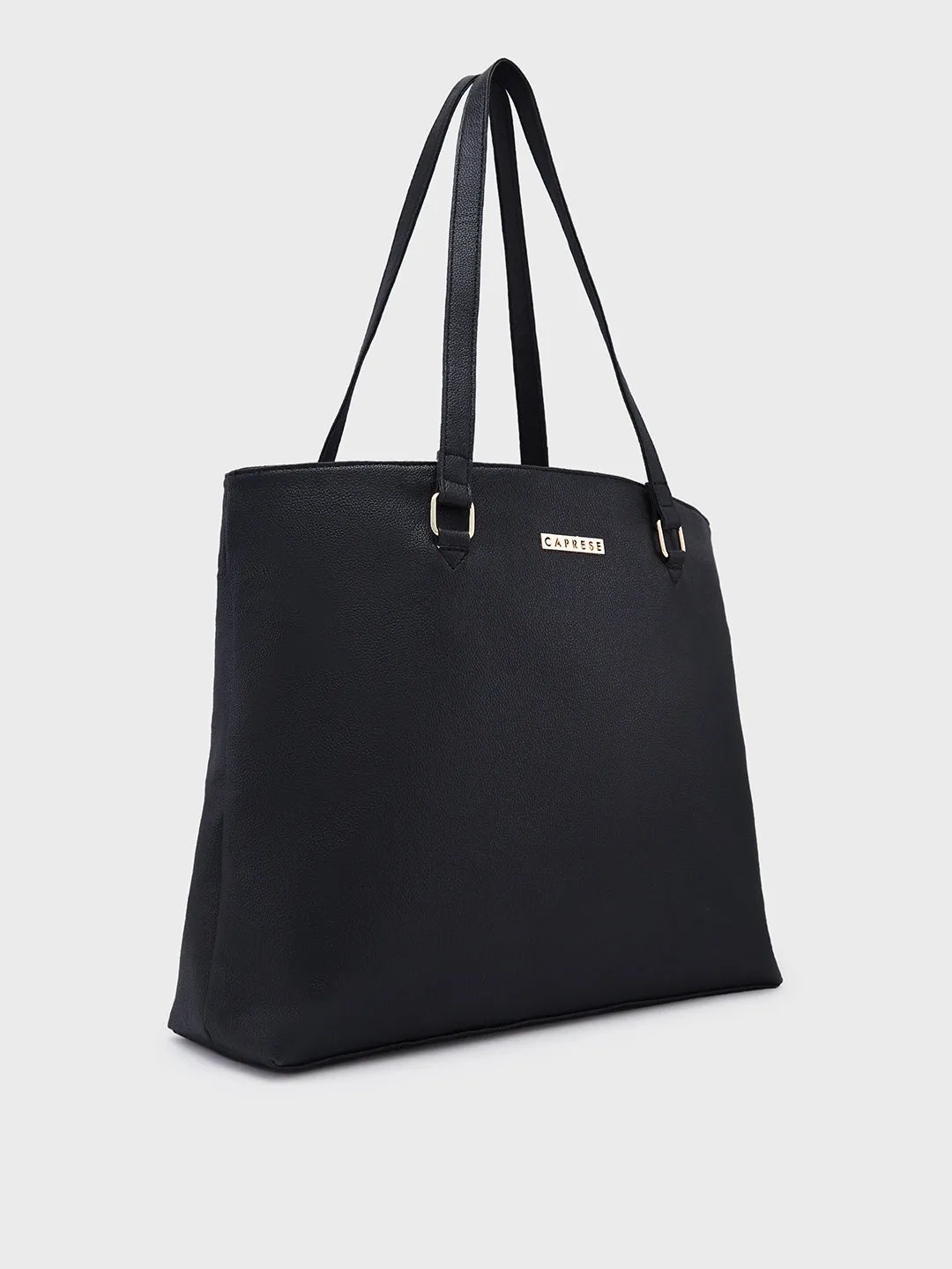 Caprese Amelia Medium Black Tote Bag