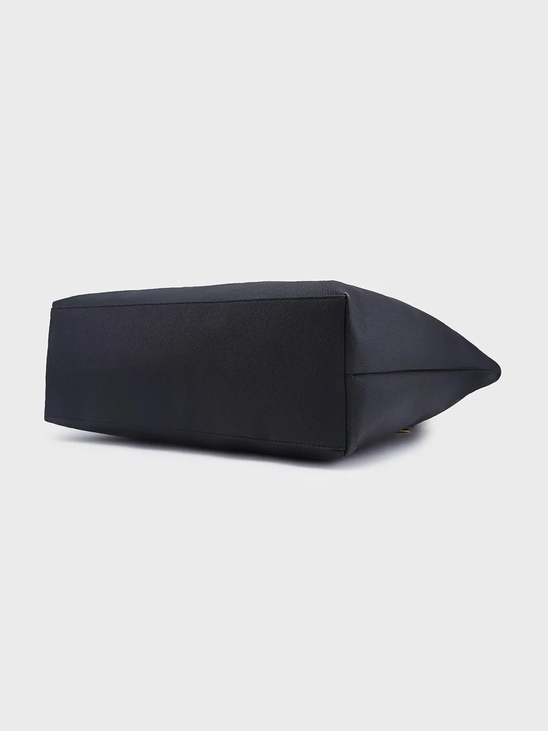 Caprese Amelia Medium Black Tote Bag
