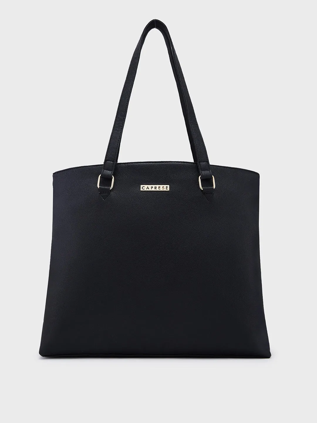 Caprese Amelia Medium Black Tote Bag