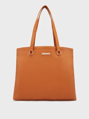 Caprese Amelia Medium Tan Tote Bag
