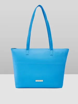Caprese Annika Large Blue Tote Bag