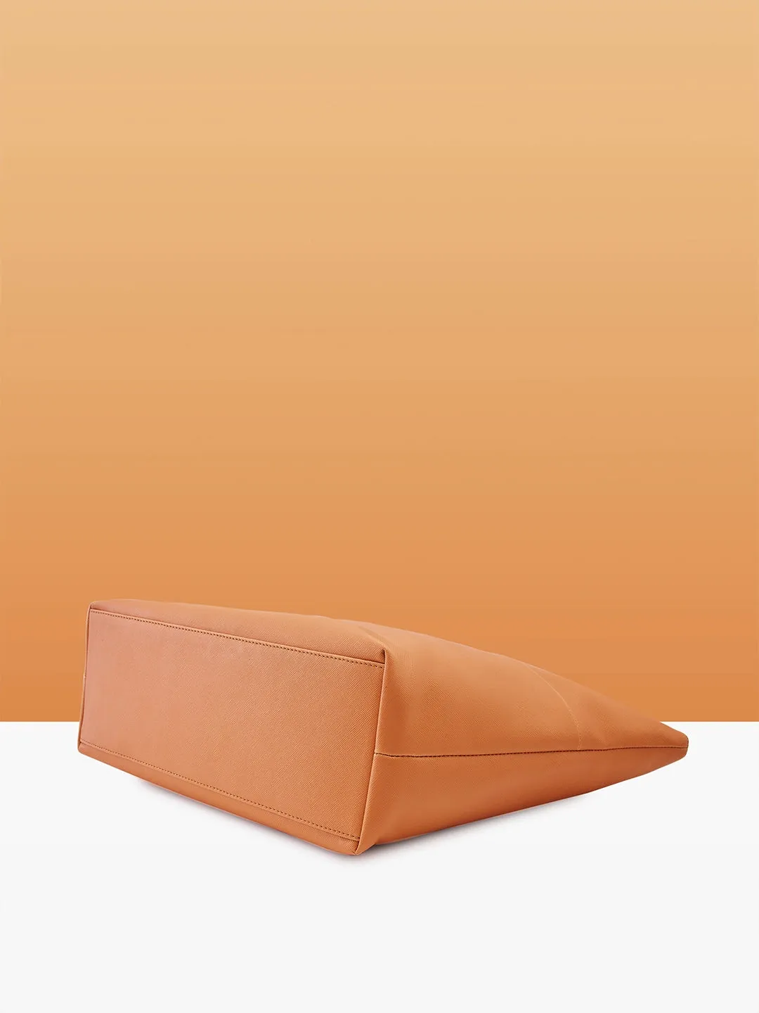 Caprese Annika Large Orange Tote Bag