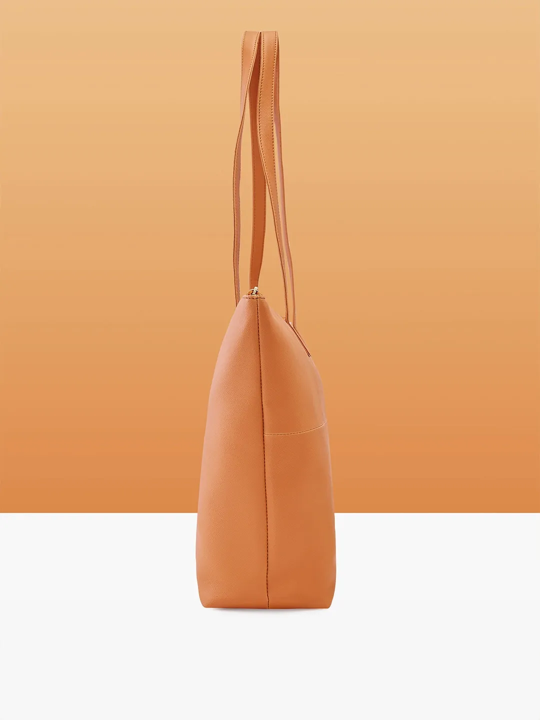Caprese Annika Large Orange Tote Bag