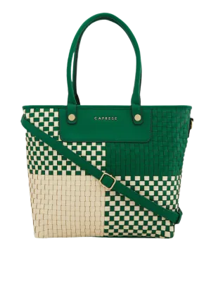 Caprese Aria Large Green Tote Bag