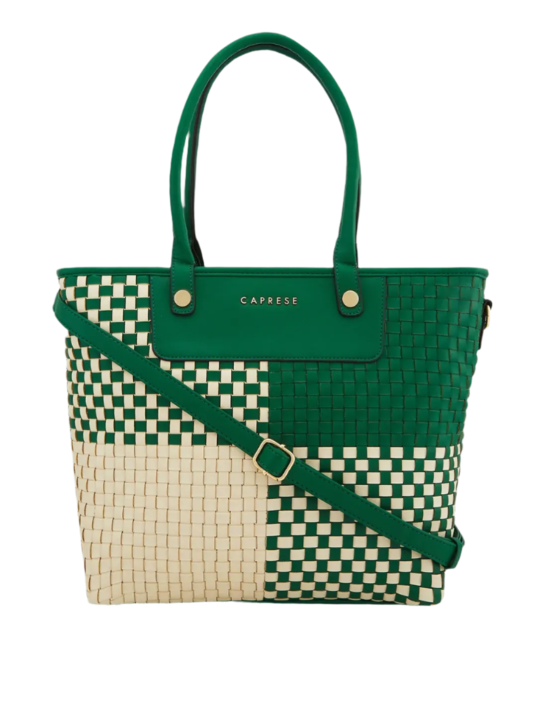 Caprese Aria Large Green Tote Bag