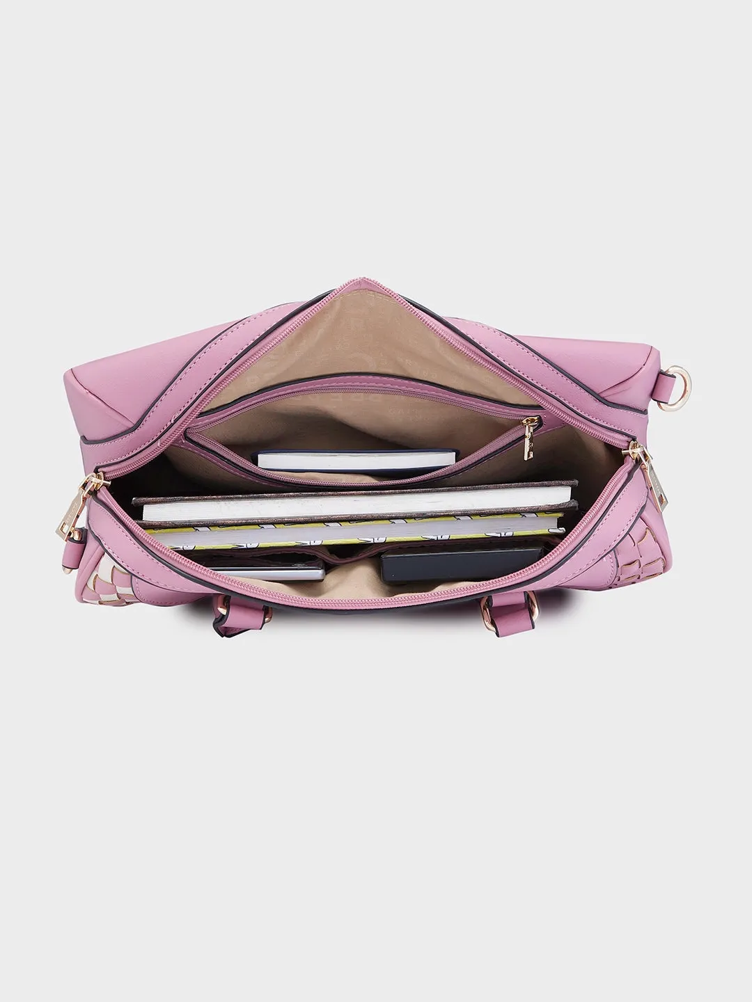 Caprese Aria Medium Blush Satchel Bag