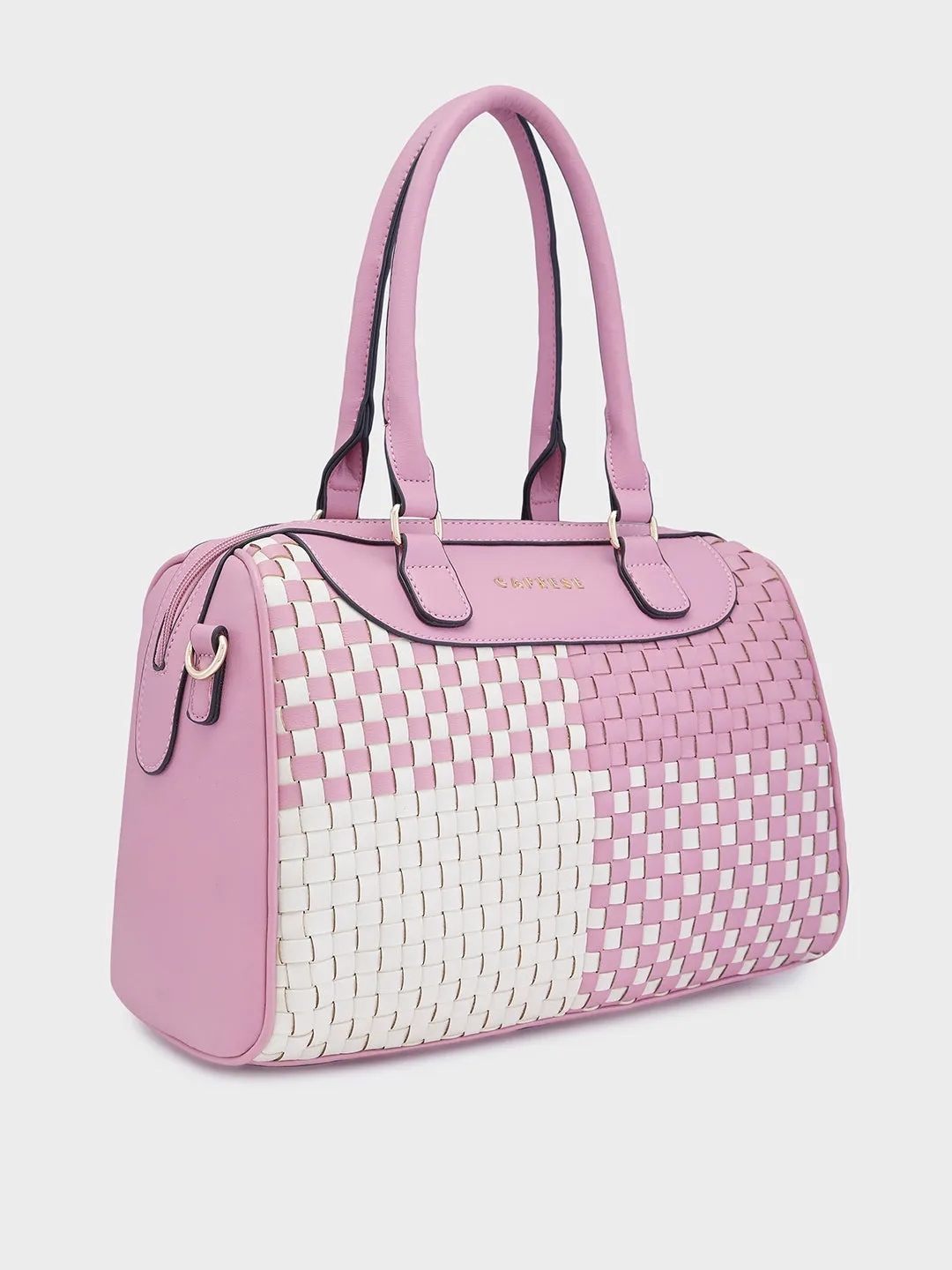 Caprese Aria Medium Blush Satchel Bag