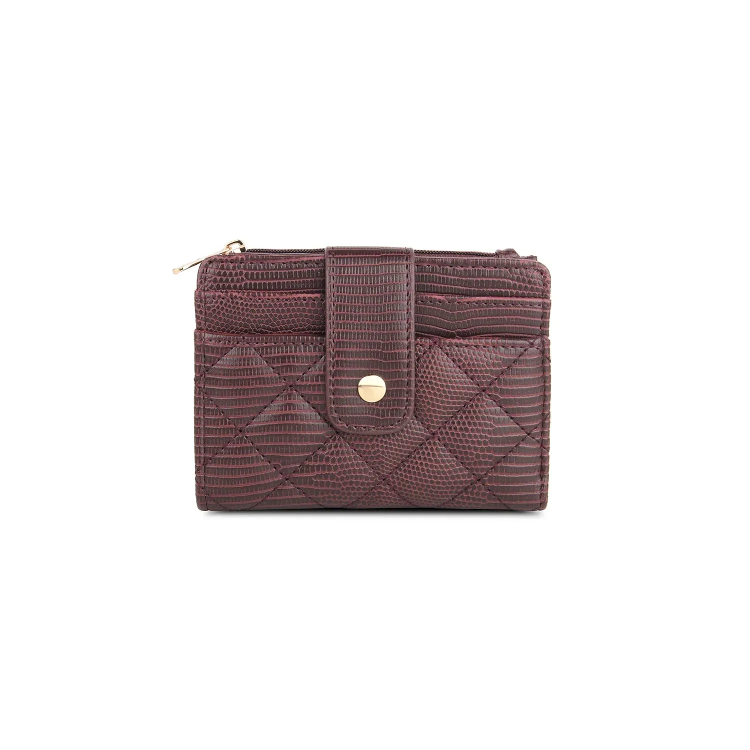 Caprese Athena Small Plum Fold Wallet