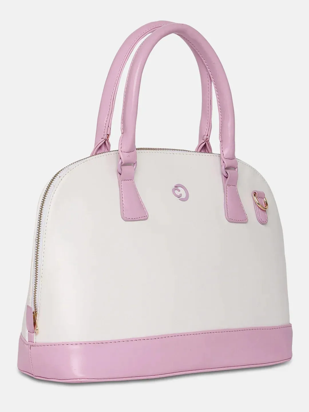 Caprese Aurora Medium Pink Satchel Bag
