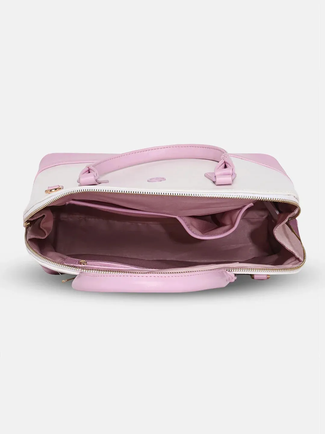Caprese Aurora Medium Pink Satchel Bag