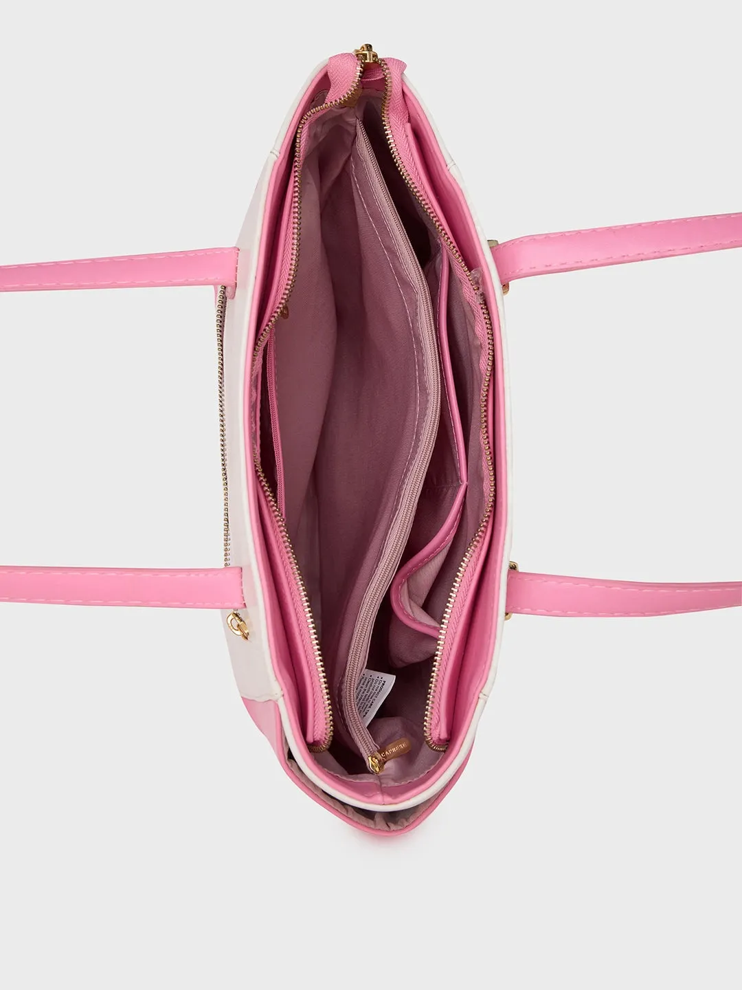 Caprese Aurora Medium Pink Tote Bag
