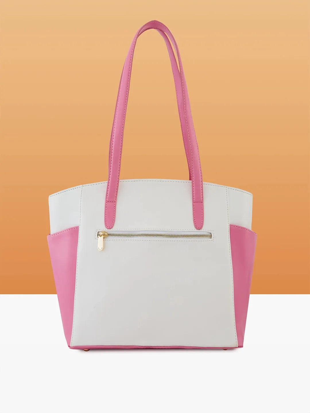 Caprese Aurora Medium Pink Tote Bag