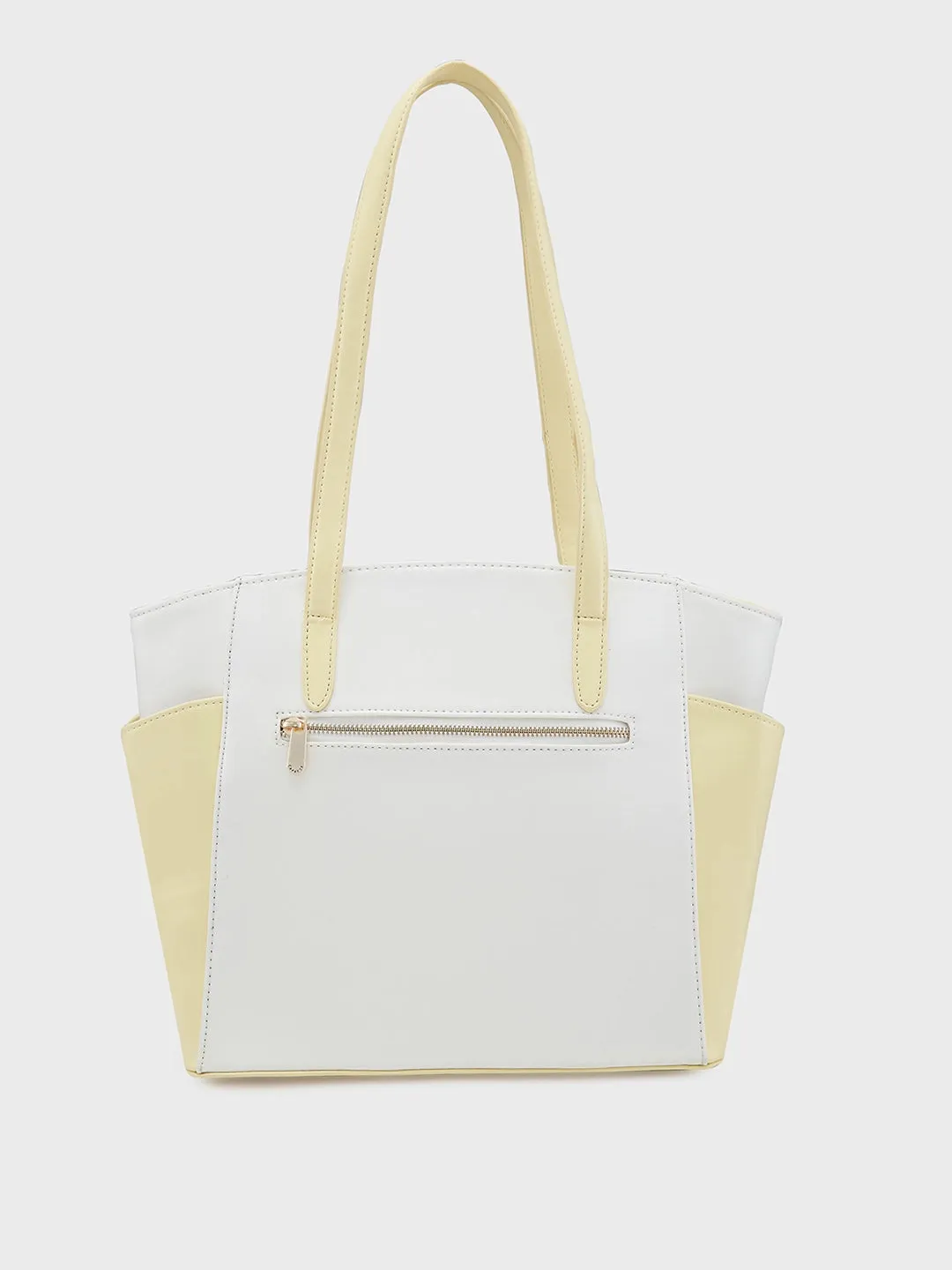 Caprese Aurora Medium Yellow Tote Bag