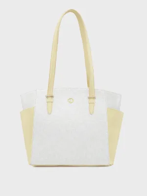 Caprese Aurora Medium Yellow Tote Bag