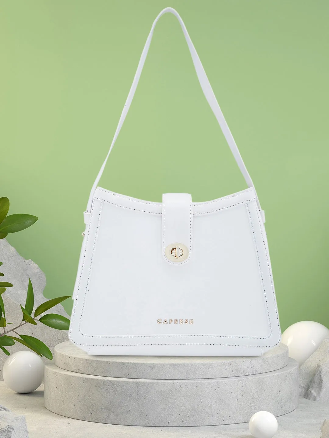 Caprese Aurora Small Purple Satchel Bag