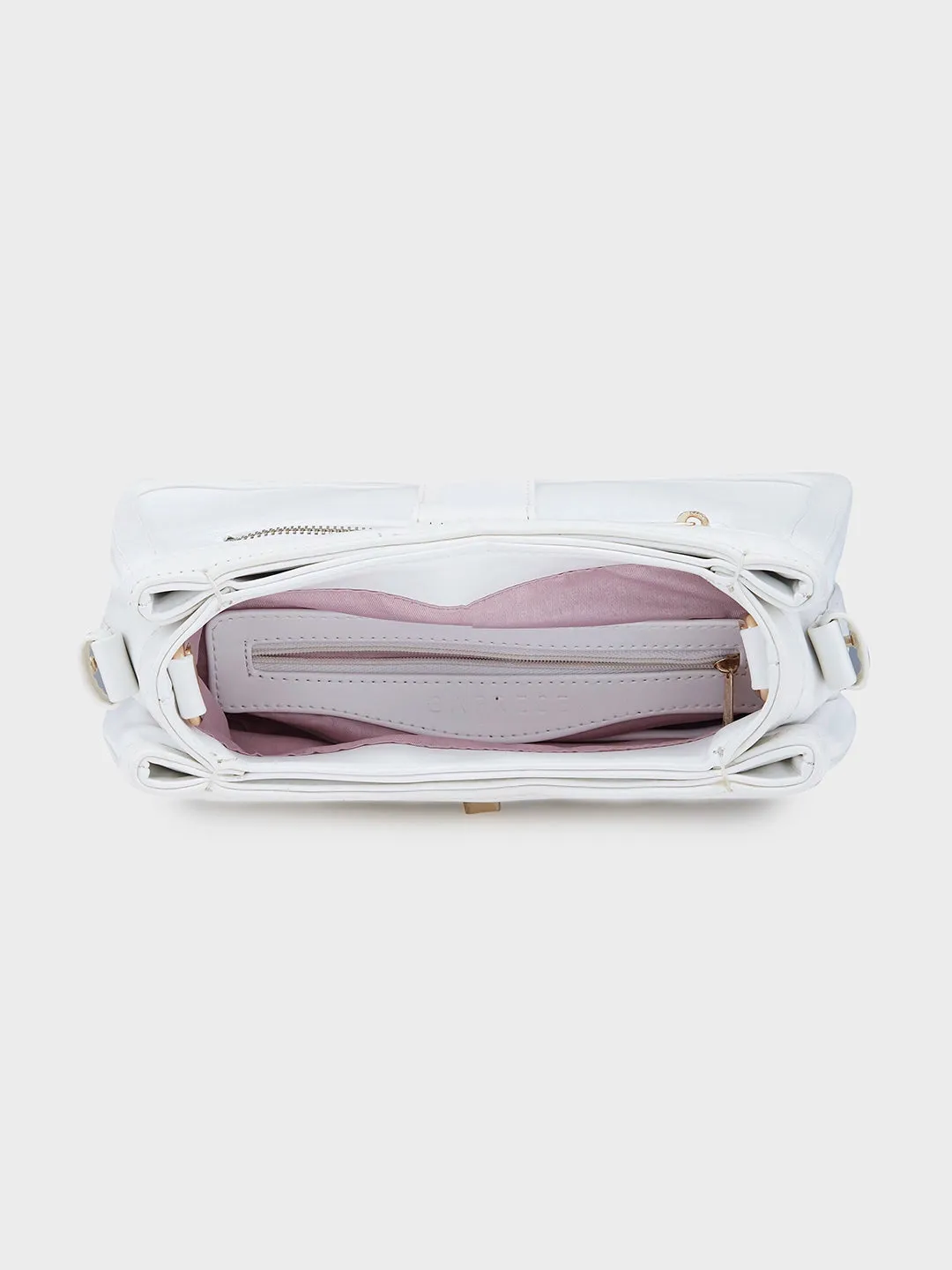 Caprese Aurora Small Purple Satchel Bag