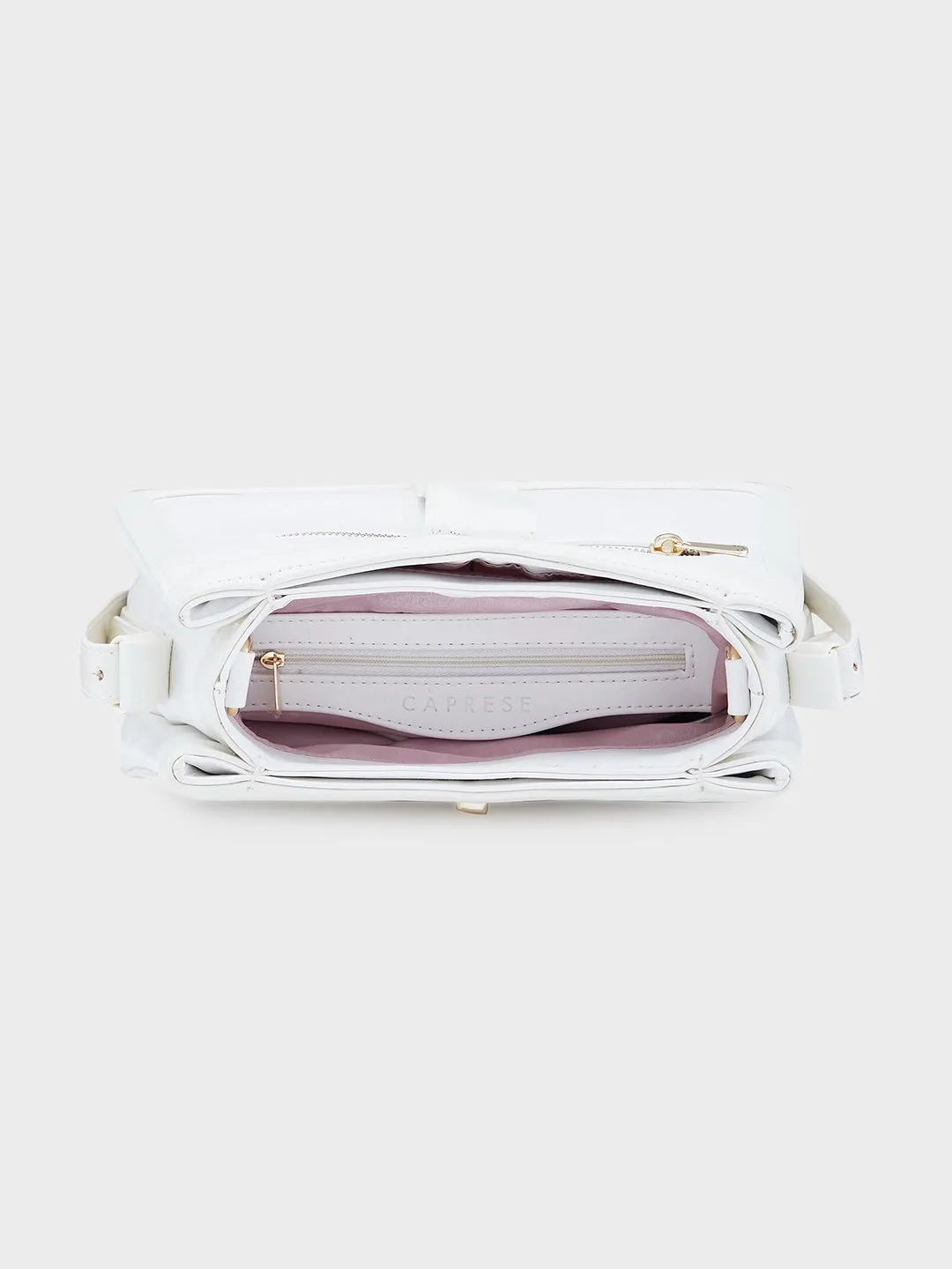 Caprese Aurora Small Yellow Satchel Bag