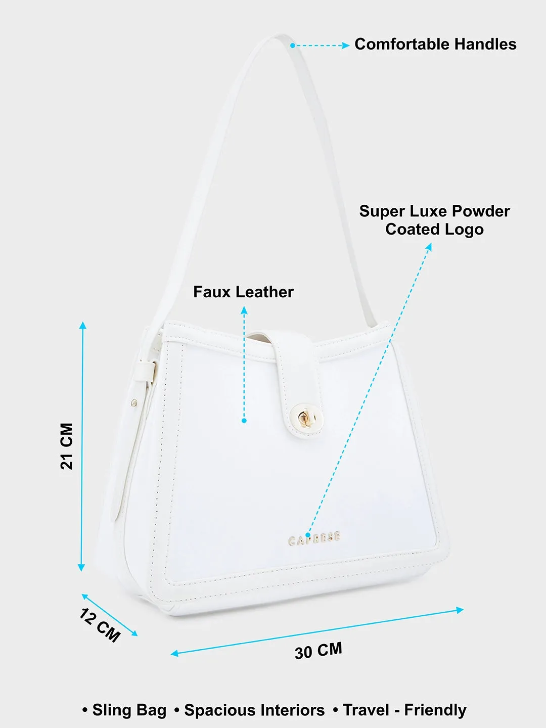 Caprese Aurora Small Yellow Satchel Bag