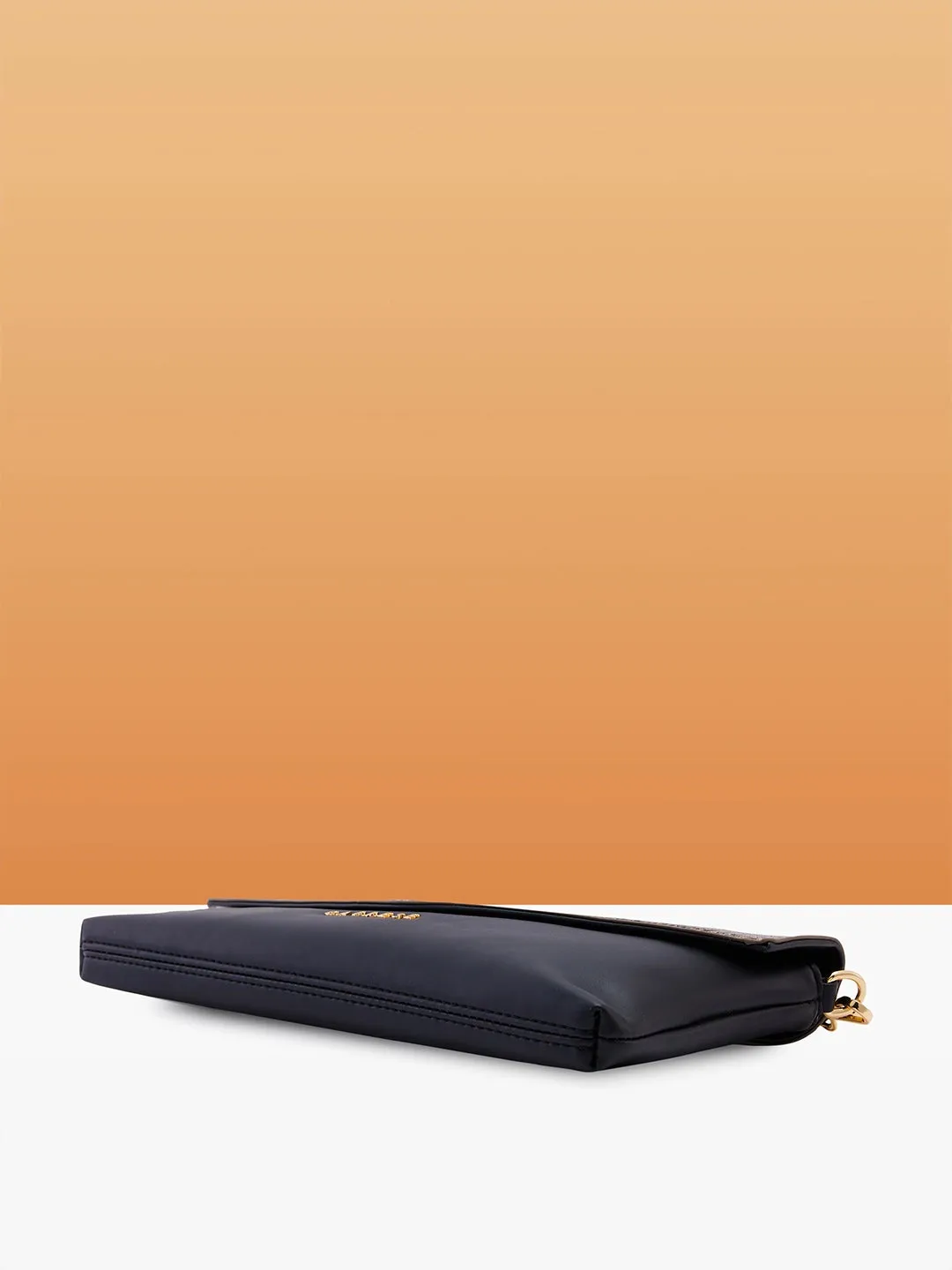 Caprese Ava Large Black Clutch
