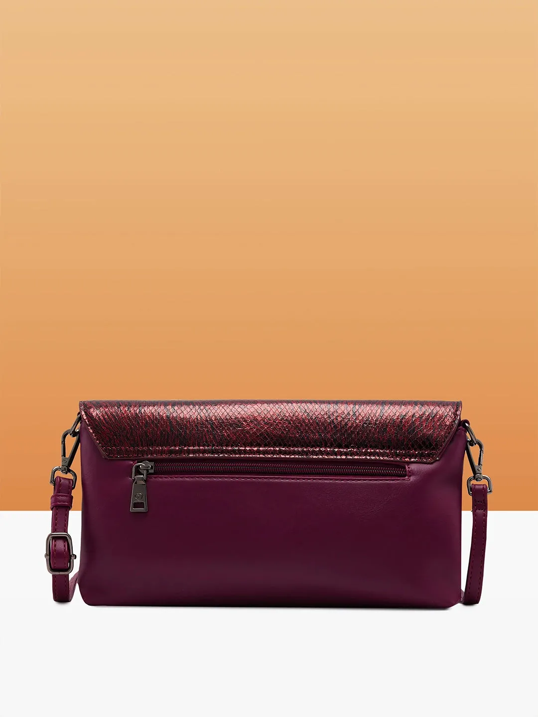 Caprese Ava Large Bordeaux Clutch