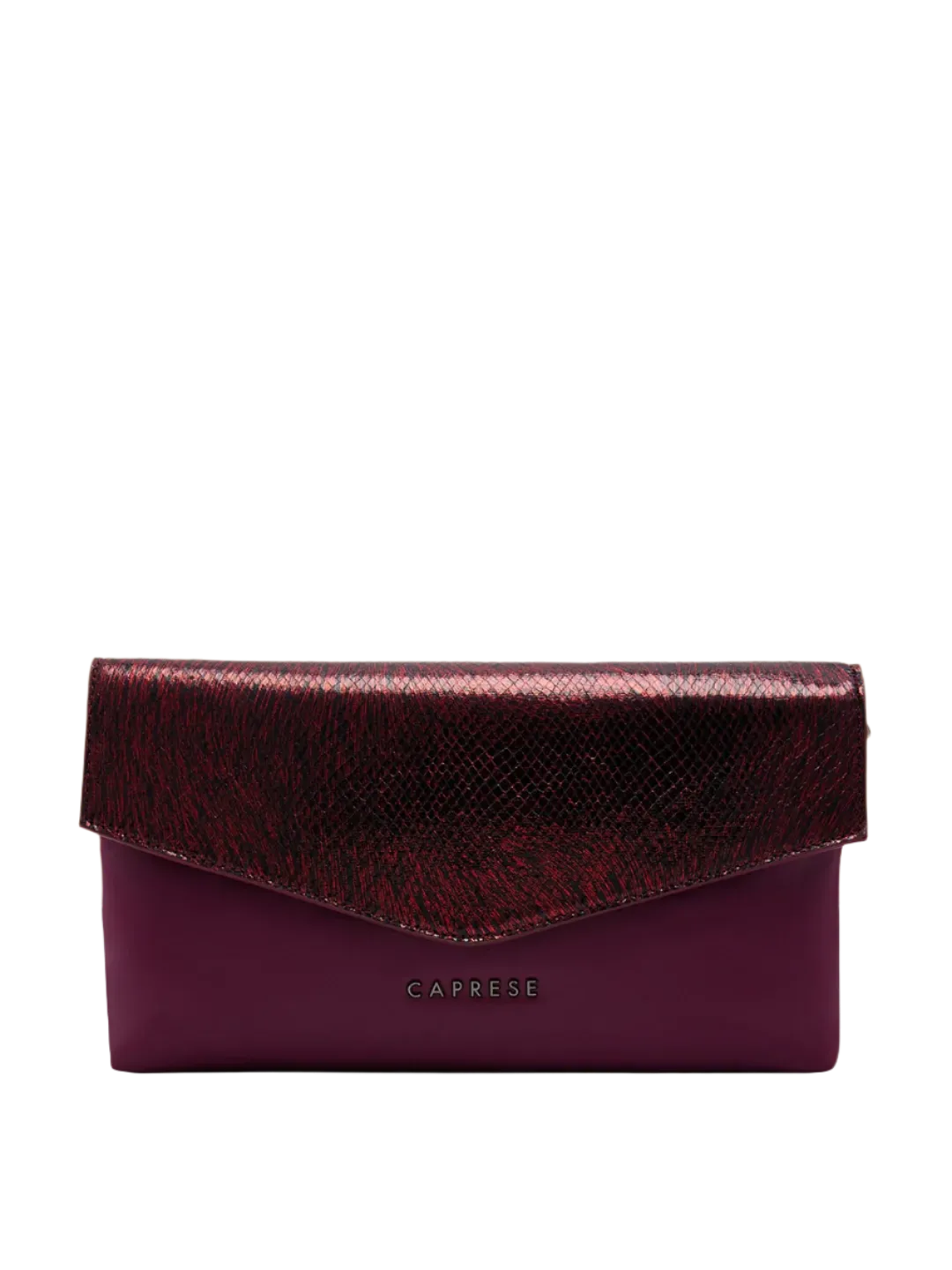 Caprese Ava Large Bordeaux Clutch