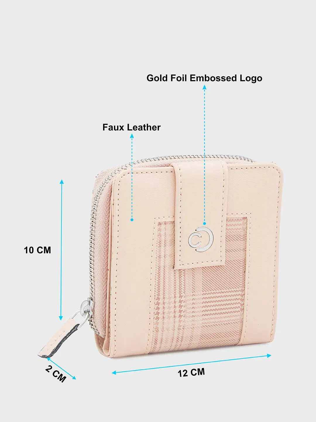 Caprese Avery Small Blush Wallet