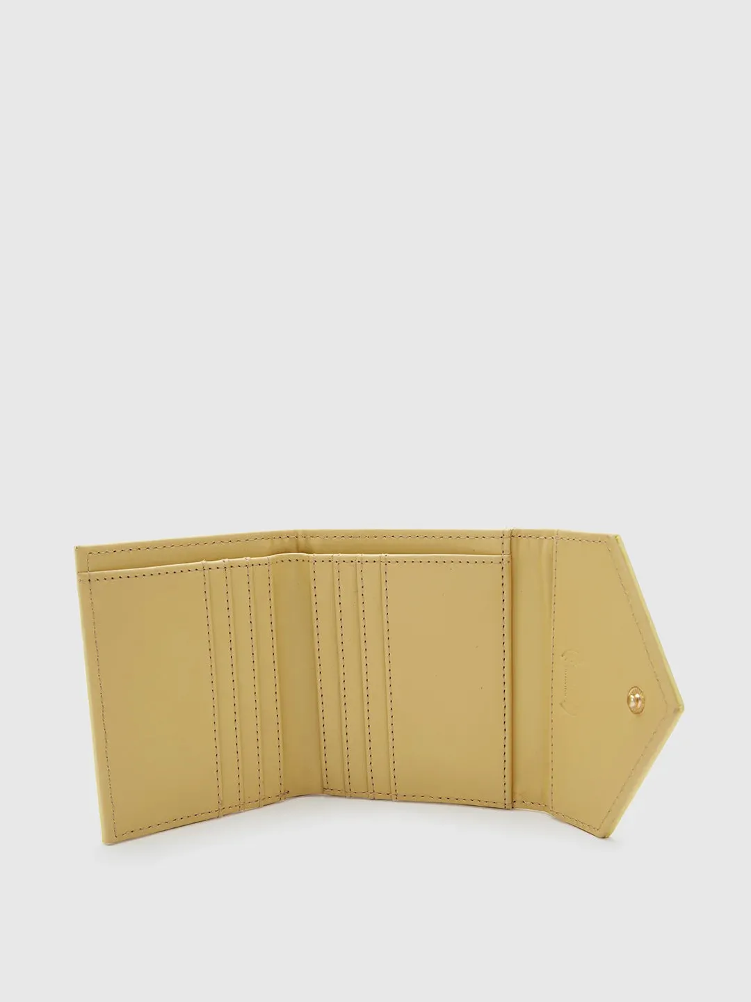 Caprese Bertha Medium Champagne Gold Clutch