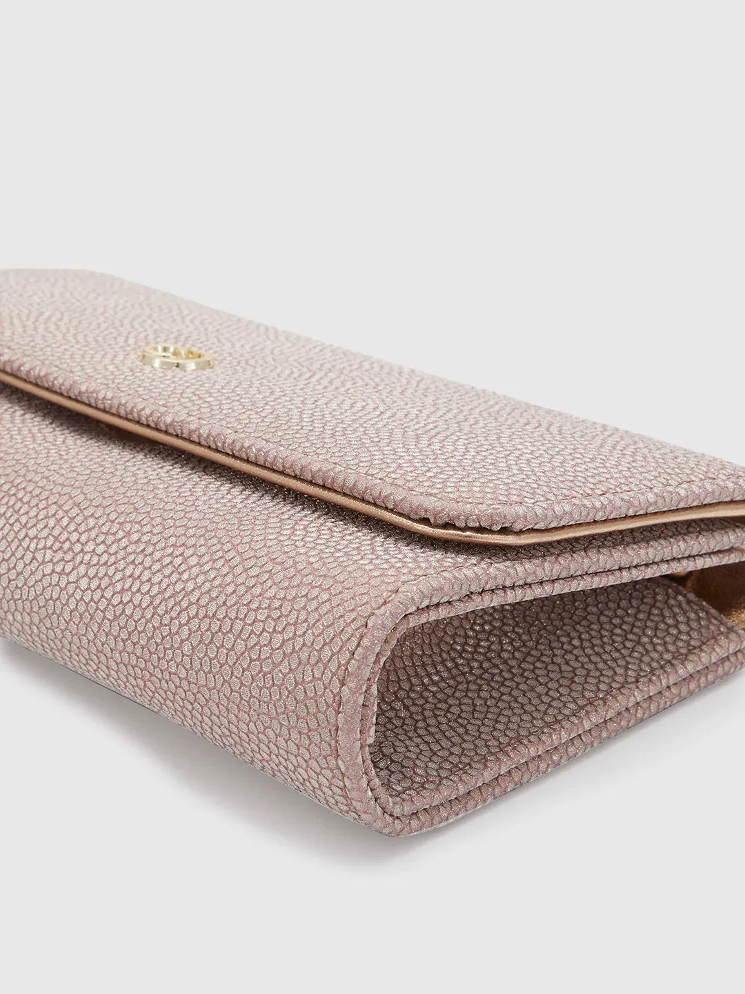 Caprese Betty Large Blush Flapover Clutch