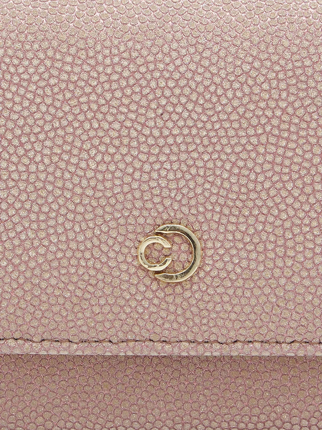 Caprese Betty Large Blush Flapover Clutch