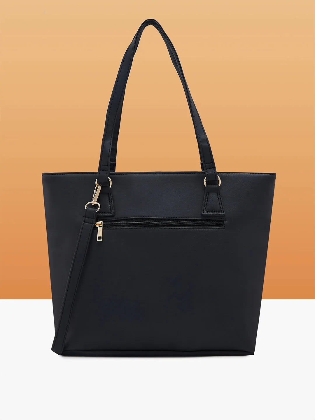Caprese Blake Medium Black Tote Bag