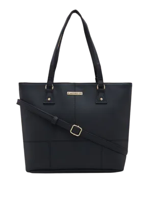 Caprese Blake Medium Black Tote Bag