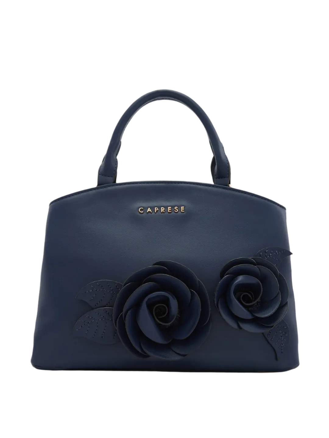 Caprese Bloom Small Navy Satchel Bag