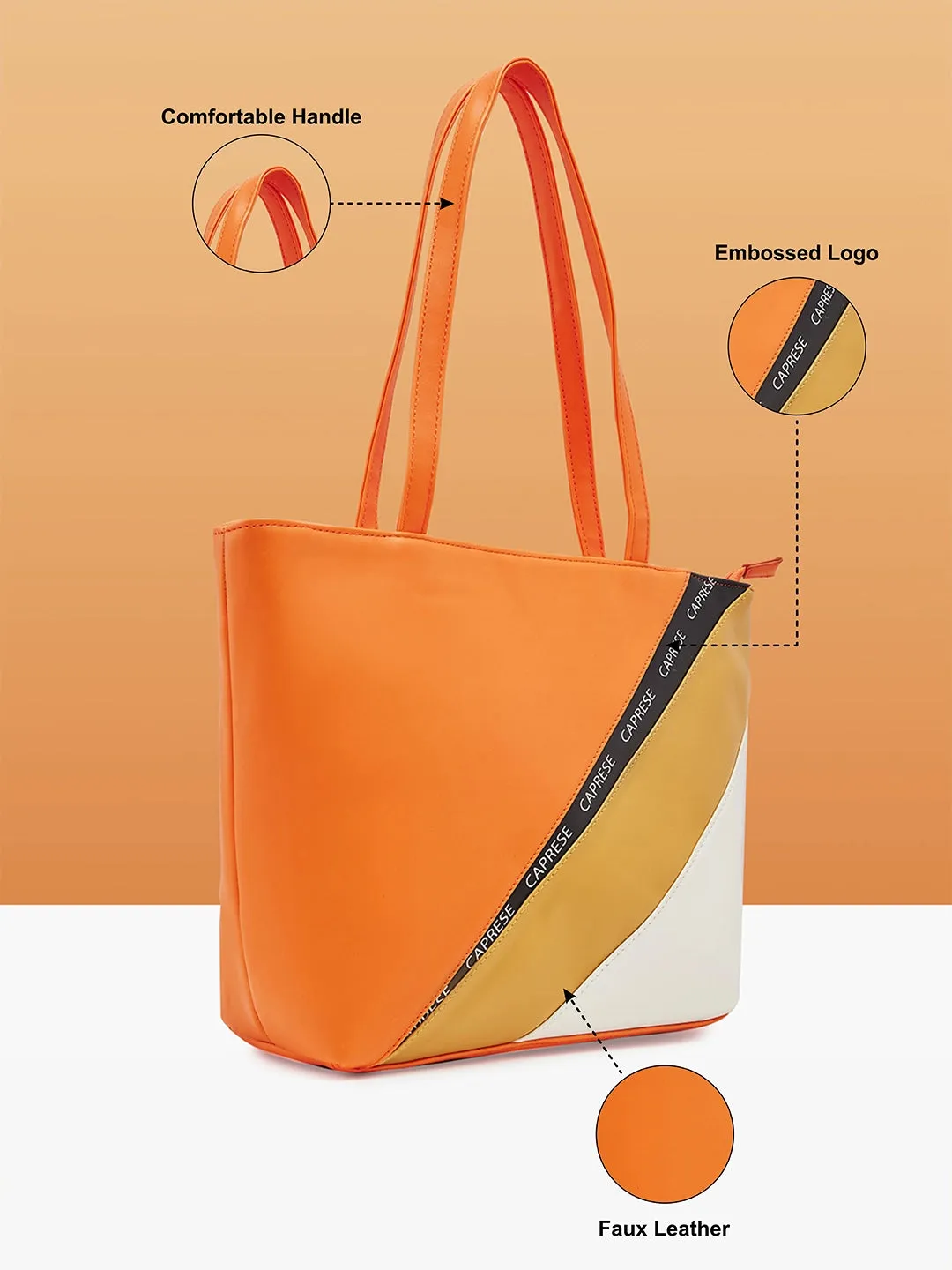 Caprese Bonnie Large Terra Tote Bag