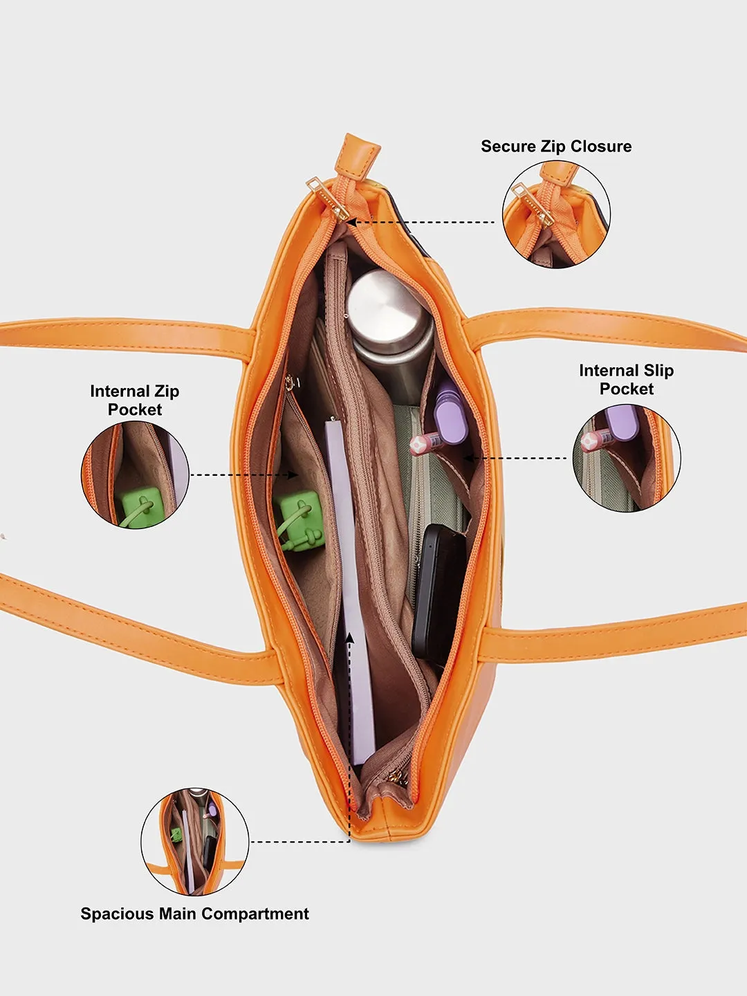 Caprese Bonnie Large Terra Tote Bag