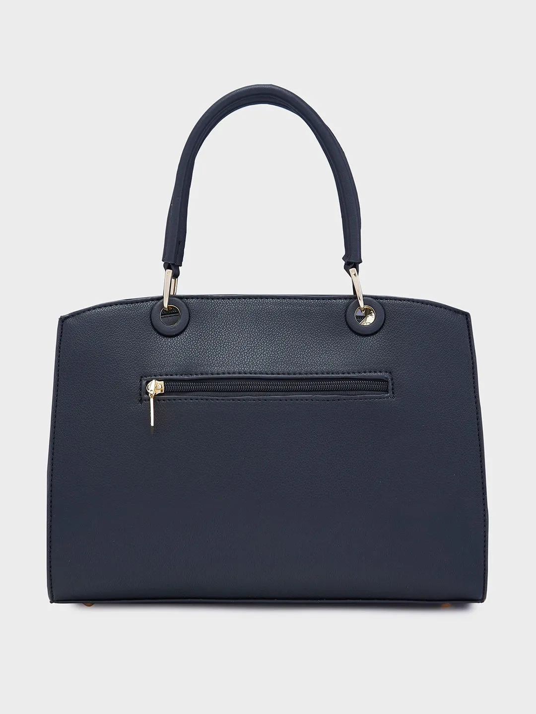 Caprese Brianna Medium Black Satchel Bag