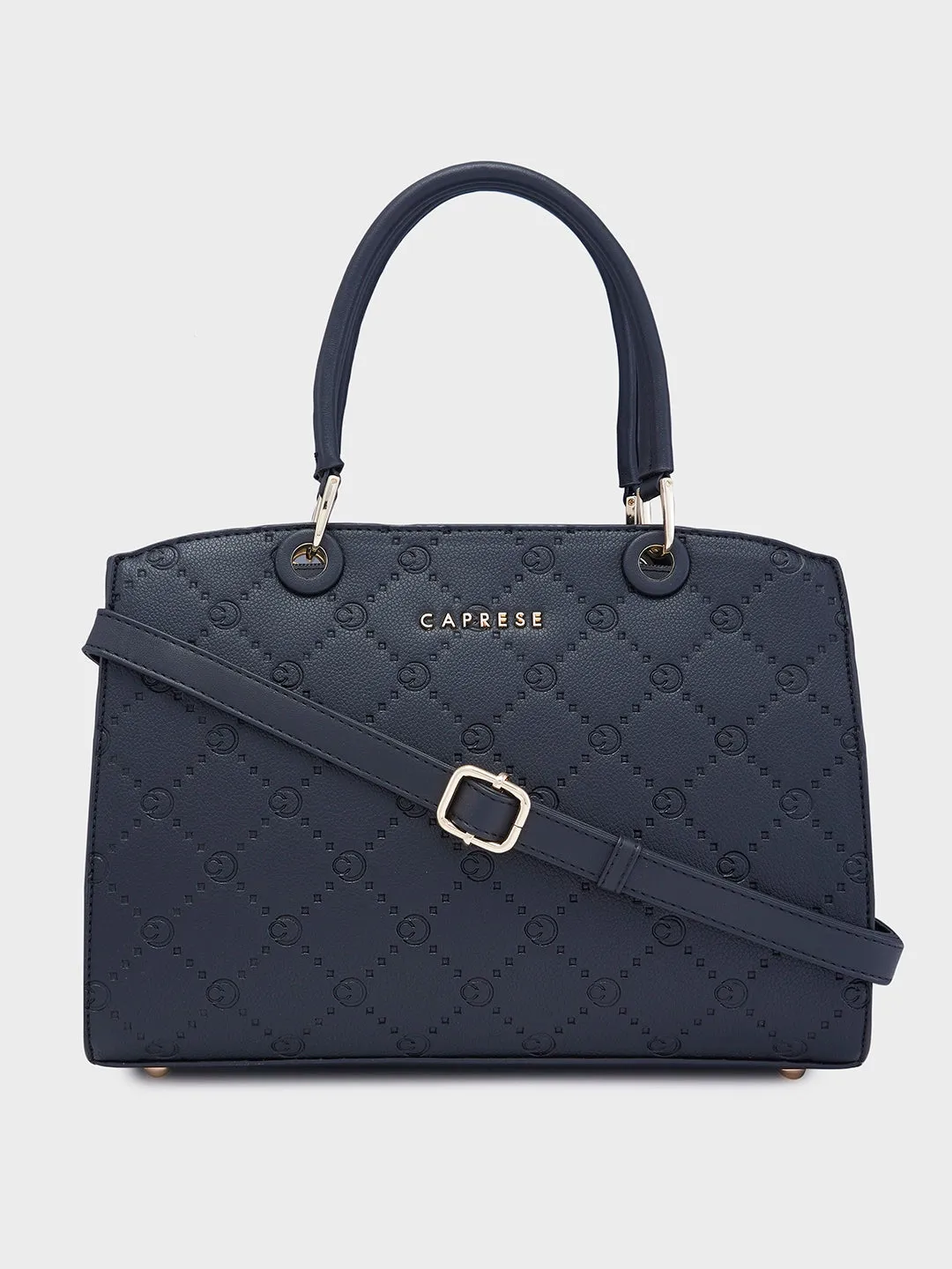 Caprese Brianna Medium Black Satchel Bag